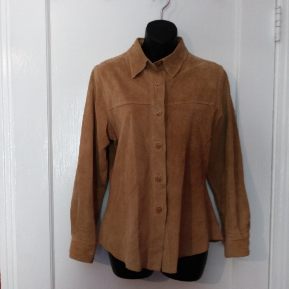 Arlene Bowman Suede shirt